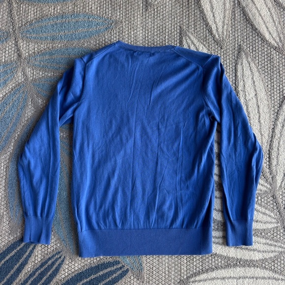 Polo Ralph Lauren Youth Boys Pullover V-Neck Sweater Size XL 18/20 Royal Blue - Picture 2 of 4